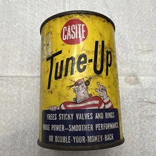 CASITE ENGINE TUNE - UP OIL CANS/GAS/OIL/RAT ROD GARAGE - 15 Fluid Ounces