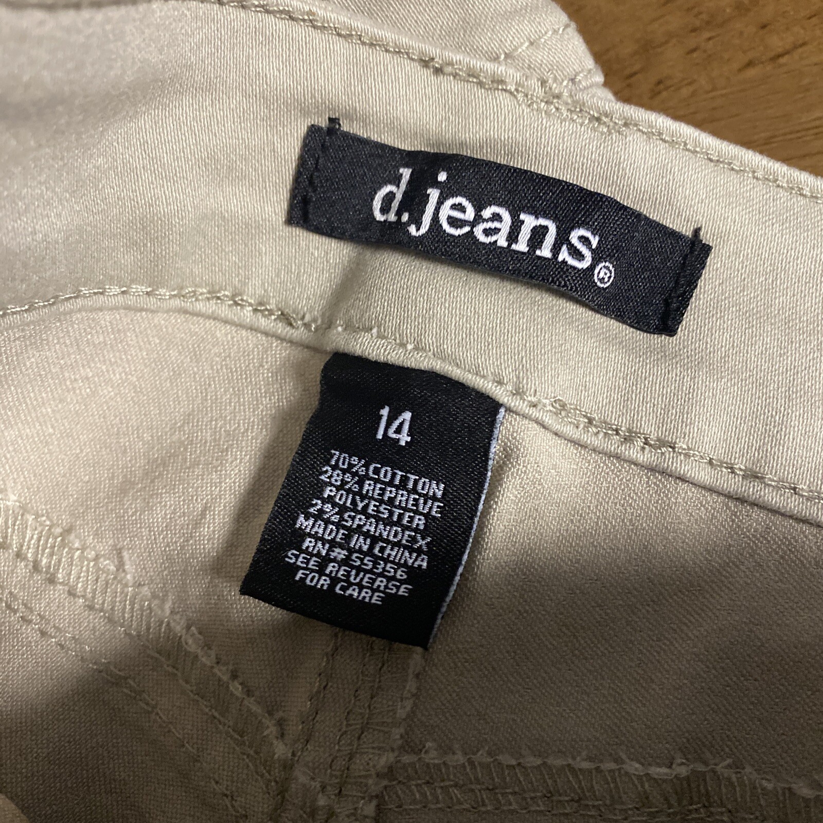 D. Jeans Sateen High Waist Ankle Women Jeans Size 14 Color Oyster eBay