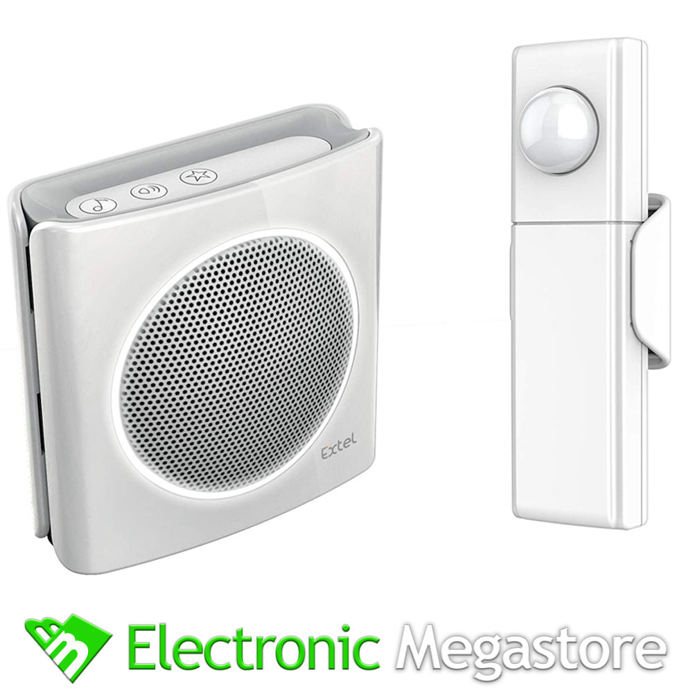 DIBI MOOV CAMPANELLO WIRELESS CON LUCE FLASH E RILEVATORE DI MOVIMENTO 6 SUONERI