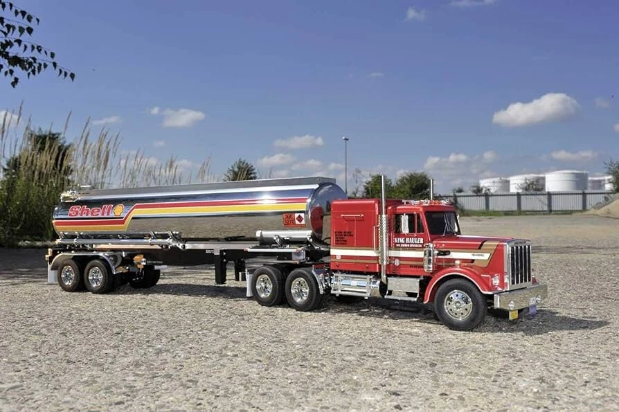 TAMIYA CARSON 1:14 FUEL TANKER TRAILER SCALE MODEL RADIO CONTROL TRUCK TRACTOR - image 2 of 4