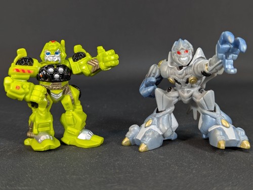 Transformers Robot Heroes Ratchet vs Megatron complete Hasbro 2007 Movie