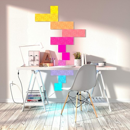 Nanoleaf Canvas Starter Kit Multicoloured Smart Light Panels - 17 Light Squares - Picture 7 of 7