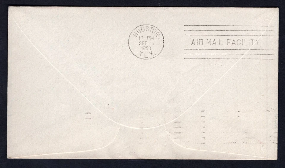 USA 1960 First Jet Interchange Service Cover. El Paso Tx. Postage Due. UN Stamp - Image 2 of 2