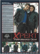XPERT Performance Gear Made for the Long Haul Print Ad, Leather Jackets