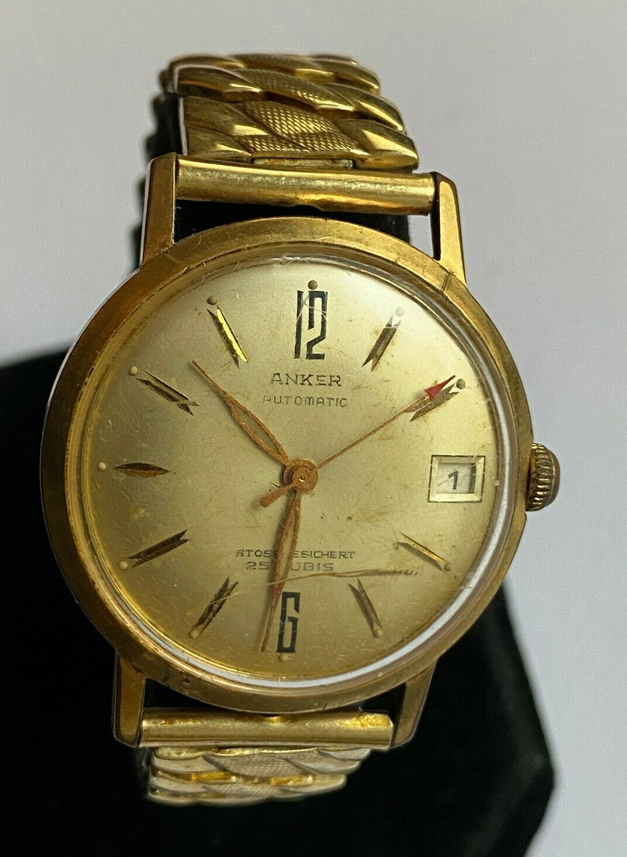 Herren Armbanduhr Anker Uhren 1950 Anker Automatic 25 Rubis
