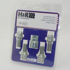 H&R Felgenschlösser Felgenschloss Satz M14x1,5x27mm Kugelbund 1452703KEY4|3