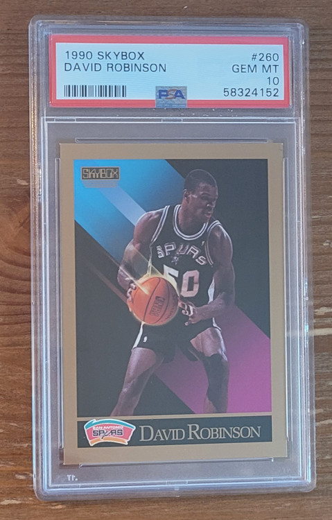 1990 Skybox #260 David Robinson PSA 10 San Antonio Spurs (K)