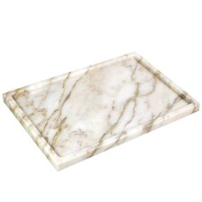 100 Natural Marble Serving Tray Luxury Marble Storage Tray for Home Decor St...