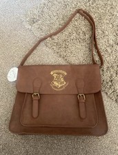 Image of Harry Potter Hogwarts Brown Tan Hand Bag