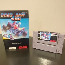 THQ Road Riot 4WD SNES - Game Cartridge w/ Manual (TESTED WORKING)