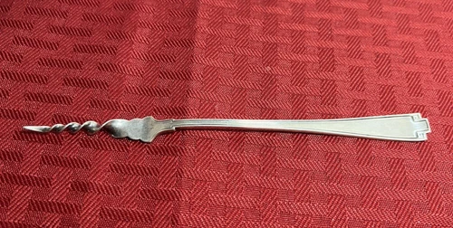 ETRUSCAN*GORHAM STERLING SILVER BUTTER PICK*TWISTED*ORIGINAL *6"*PAT DATE 1913