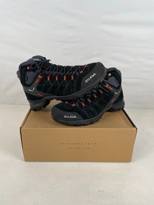 Salewa Alp Mate Mid Men's Waterproof Shoe, Black, 9.5
