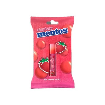 STRAWBERRY MENTOS LIP GLOSS SWIRL