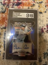 2019 Panini Prizm - Rookie Autographs Jake Cave #RA-JC Blue Prizm (AU, RC)
