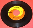 THE BEATLES "YESTERDAY"/ "ACT NATURALLY" 1965 HIGH GRADE 45 CAPITOL NEAR MINT