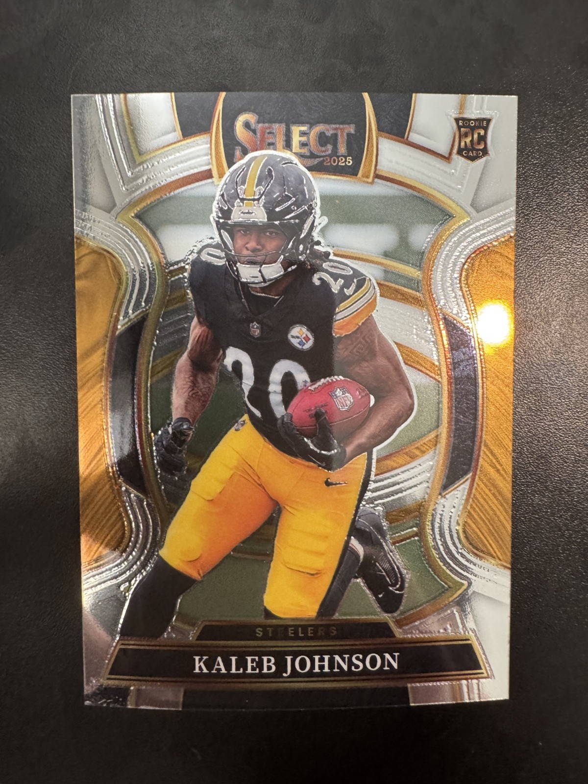 2025 Panini Select Kaleb Johnson Concourse Rookie - Steelers