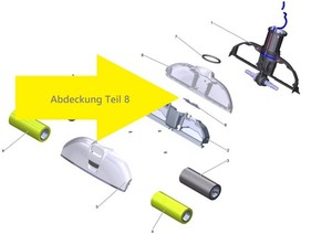Kärcher Ersatzteil EWM 2 Hartflächenreiniger Abdeckung Teil 8