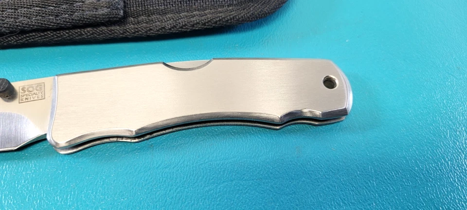 SOG Specialty 全钢刀折叠口袋刀 Seki 日本 +鞘 TR468 — 第 3/4 张图片