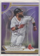 2018 Topps Triple Threads Amethyst 119/299 Dustin Pedroia #99 yh2