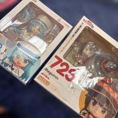 Nendoroid 725 Aqua & Megumin Figur KonoSuba Anime PVC Neu
