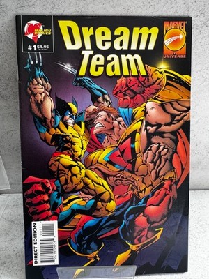 Dream Team #1 Malibus/Marvel Comics 1995 Crossover Pinup Book