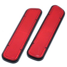AUTUT Car Reflective Sticker Stick-On Red Warning Safety Reflector Rs-07