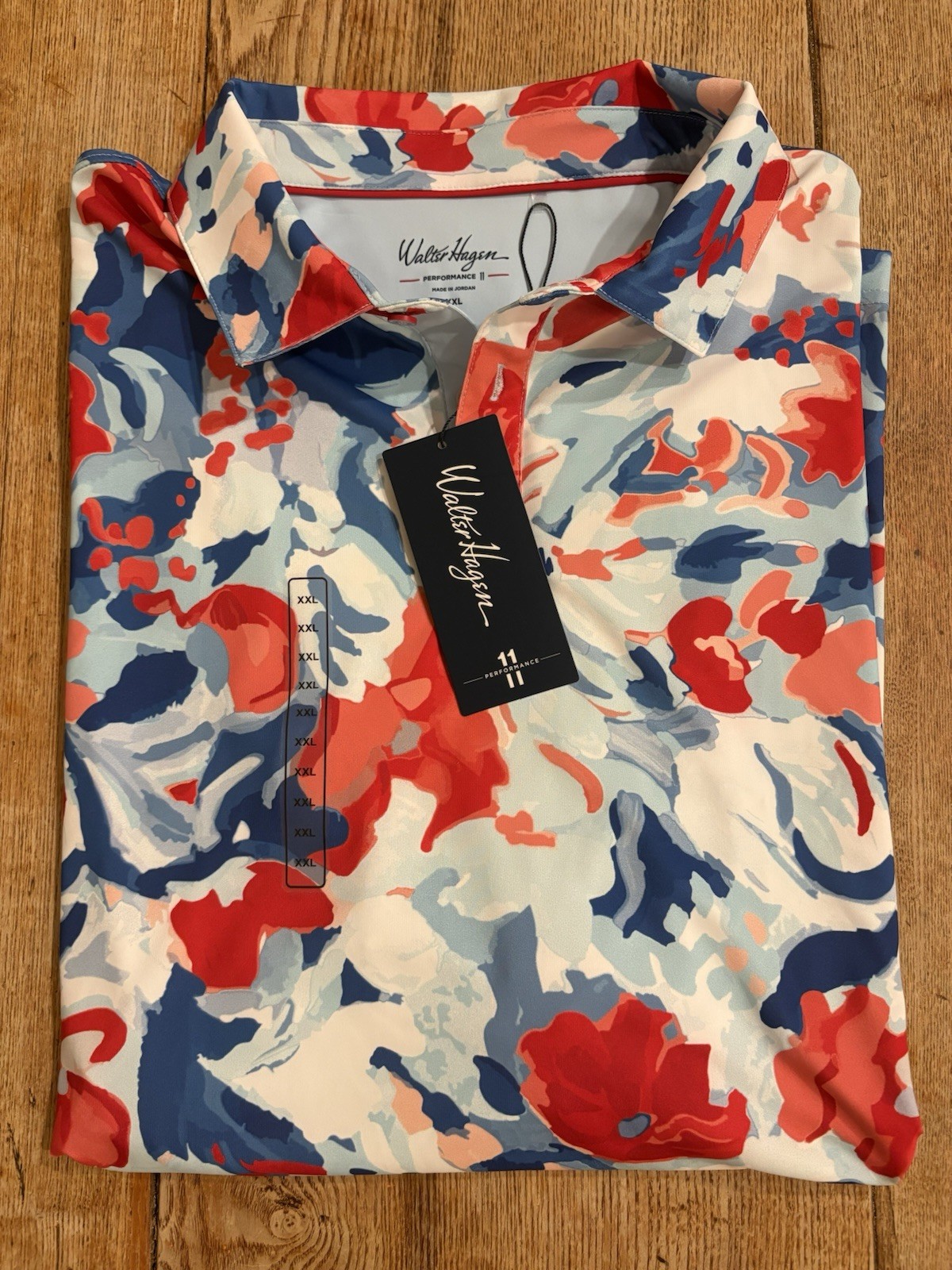Polo Red White Blue Florals