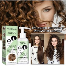 Curl Cream for Moisturizing Styling Frizz Control Hair Strengthening Cream