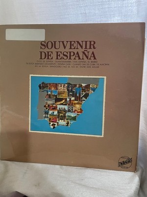 Various    Souvenir De España (1975 Pop/Folk LP Album)(Ex/VG+ Cond)