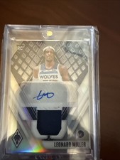 2023-24 Panini Phoenix - Rookie Jersey Auto Leonard Miller #RJA-LML /199