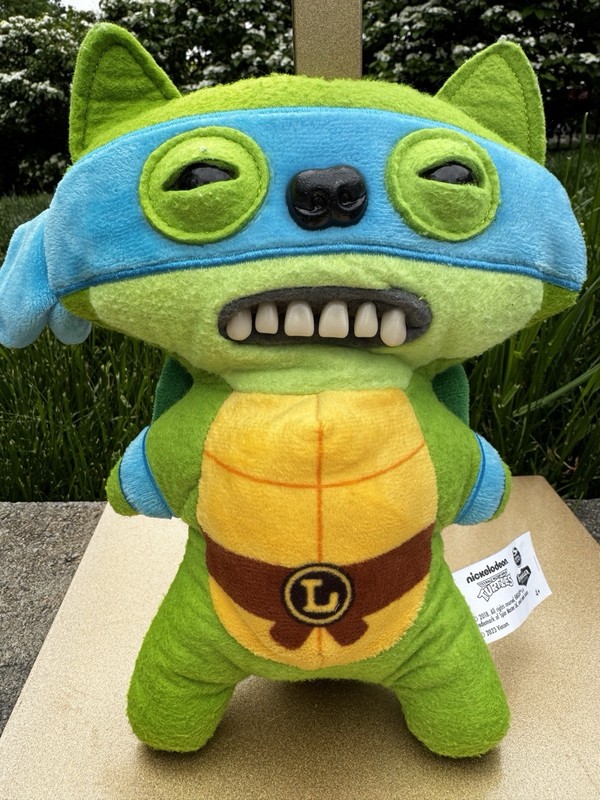 Fugglers x TMNT Limited Ed. Plush Leonardo Teenage Mutant Turtles Ninja Teeth