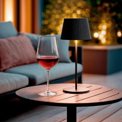 Lampe à Poser LED Extérieure Portative Aluminium 1,2 W avec Batterie Rechargeab - Photo 1/3