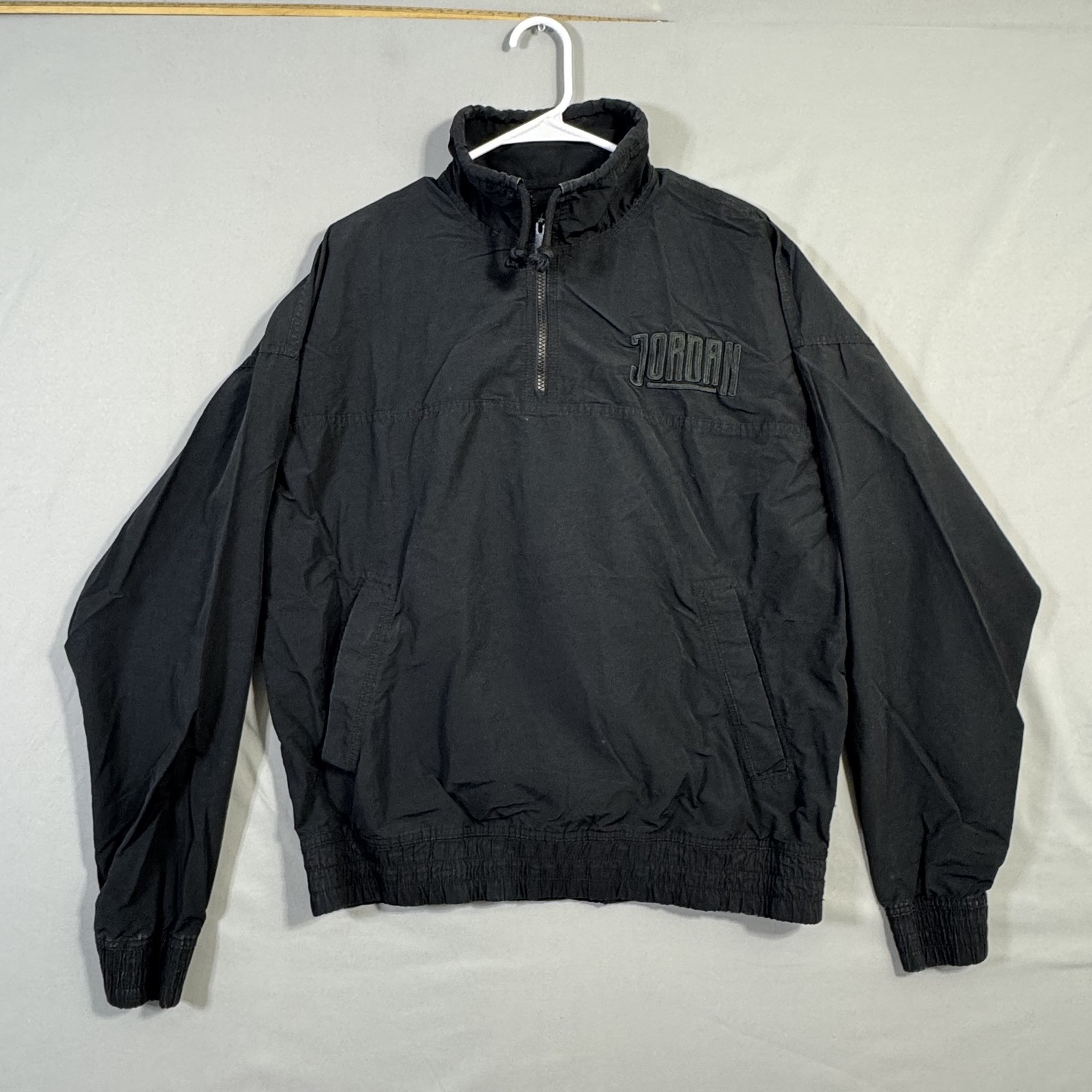 SACAI X NIKE Giacca Chicago Bulls vintage uomo piccola nera NBA basket Jordan pullover anni 90