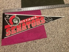 Vintage WINCRAFT NHL Ottawa Senators Hockey SOUVENIR Pennant - FAST SHIPPER