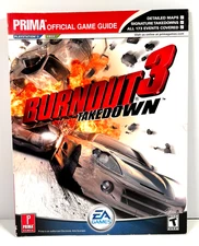Prima Official Game Guide Burnout 3 Takedown EA Games 🔥