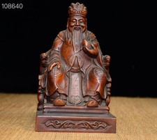 Treasured Small Leaf boxwood Earth God Wealth God Ornament