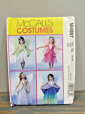 McCalls Costume Size 6-7-8 Fairy Princess Sewing Pattern Uncut