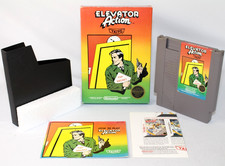 Elevator Action NES Nintendo Complete CIB! Very Good Condition w/ RARE POSTER!
