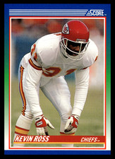 1990 Score Kevin Ross #24 Kansas City Chiefs NFL Football Base Set