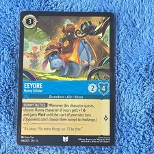 Ravensburger Disney Lorcana TCG Eeyore - Hunny Scholar 164/207 Cold Foil ENG