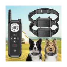 Wireless Dog Fence, Electric Fence for Dogs with Training Collar 185 Days Sta...