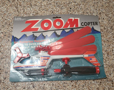Helicopter ZOOM COPTER Flies Over 100 FT. No Batteries Needed Item 212 NIP