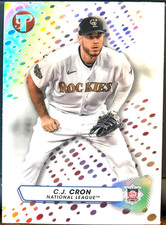 2023 Topps Pristine Refractors #281 C.J. Cron Colorado Rockies