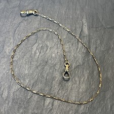 Simmons SOB Co Antique Edwardian Gold Filled GF RGP Watch Chain 16 1