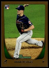 2011 Bowman Draft Picks & Prospects Vinnie Pestano #73 Gold