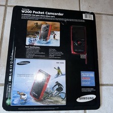 Samsung HMX-W200 Ruggedized Camcorder - Black/Red New in Package Box