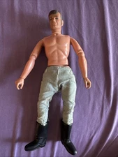 Vintage Lone Ranger 1973 Gabriel Action Figure 8" Used Toy Made In Taiwan