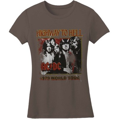 AC/DC 1979 Tour Junior Top X-Large Grey