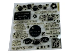My Acrylix D1023 "God Bless You" Stamp Set