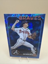 2024 Topps Chrome Allan Winans Rookie Card Blue Sapphire Edition #494 RC